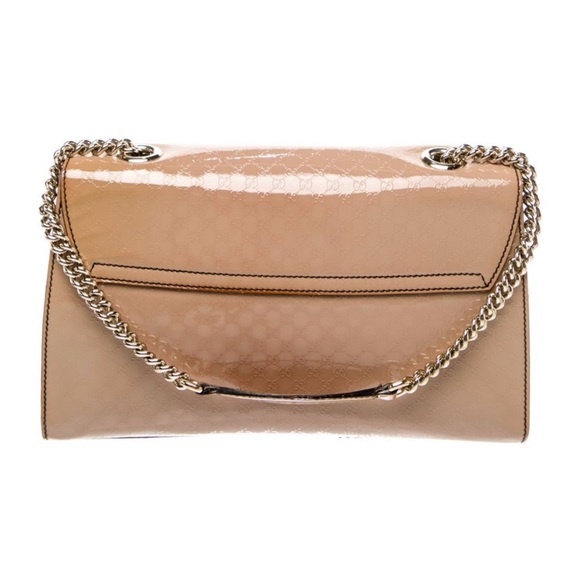 EUC! Gucci Nude Patent Leather Shoulder Bag - Picture 4 of 6